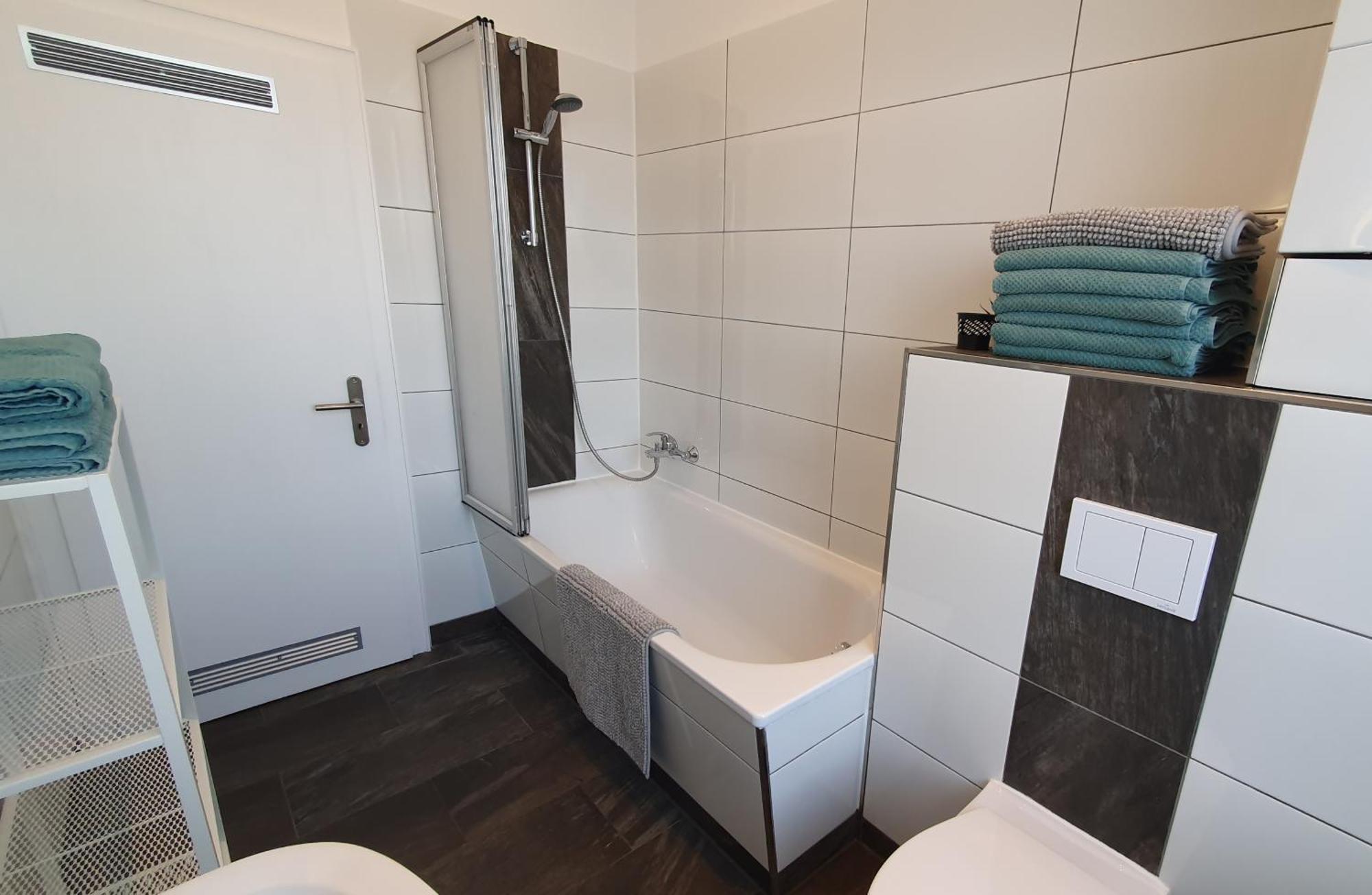 Frankes Sleep Inn, 4, 2, 1 Raumwohnungen, Sauna 费尔贝特 外观 照片